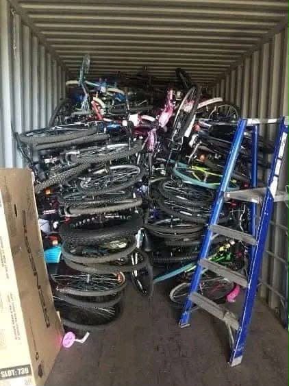Store Return Bicycle Truck Load